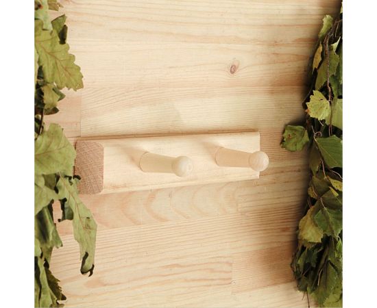 Вешалка Добропаровъ 2 крючка, липа 1253518 – изображение 3