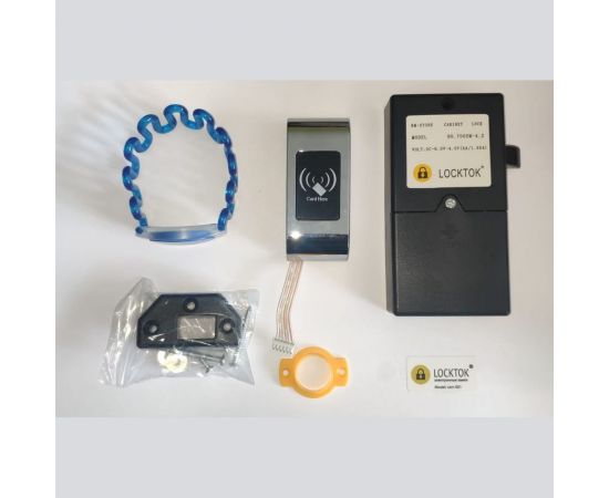 Электронный замок для шкафчиков и раздевалок LOCKTOK VEM001S, em-marine 125kHz, фиксированный выбор. – изображение 3