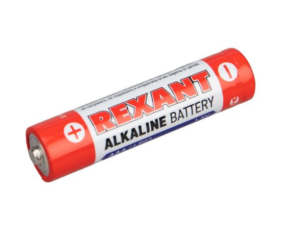 Алкалиновая батарейка REXANT AAA, LR03 24 шт 30-1013 – изображение 3