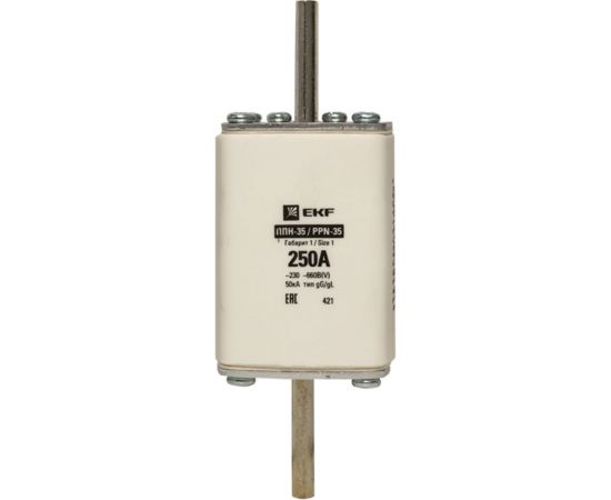 Плавкая вставка EKF ППН35 250А габарит 1 7105692 fus-35/250 – изображение 4
