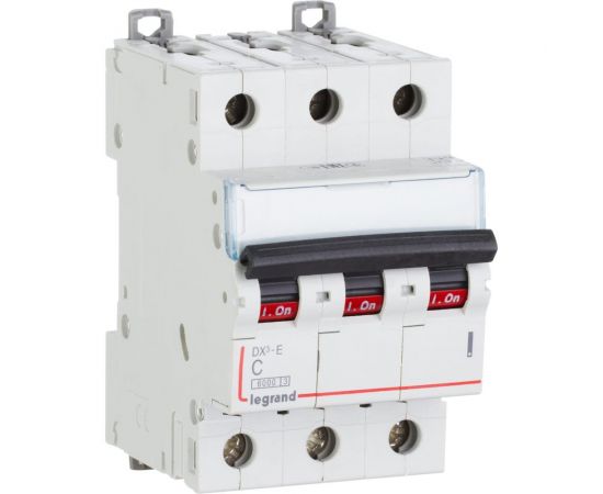 Автоматический модульный выключатель Legrand 3п C 50А 6кА DX3-E Leg 407296 1009876 – изображение 4
