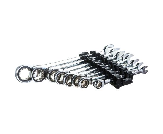 Набор комбинированных трещоточных ключей Jonnesway W45308S – изображение 5