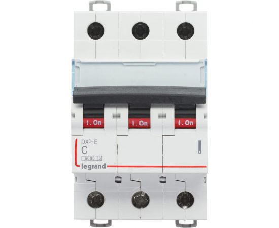 Автоматический модульный выключатель Legrand 3п C 50А 6кА DX3-E Leg 407296 1009876 – изображение 5