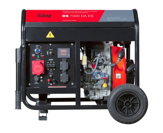 Дизельная электростанция с электростартером и коннектором автоматики FUBAG DS 7000 DA ES 641695 – изображение 5