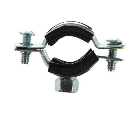 Трубный оцинкованный хомут с гайкой Зубр 1/2"", 1 шт. 37850-20-24-1 – изображение 6