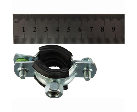 Трубный оцинкованный хомут с гайкой Зубр 1/2"", 1 шт. 37850-20-24-1 – изображение 7