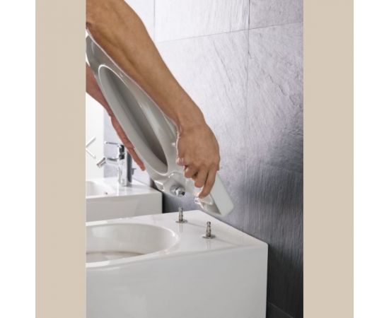 Сиденье Laufen PRO микролифт с крышкой slim, белый, для унитазов 8989660000001 00027237 – изображение 9