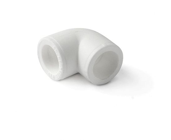 Угольник PRO AQUA PP-R 90 градусов, белый, 50 мм PA13016Pb 