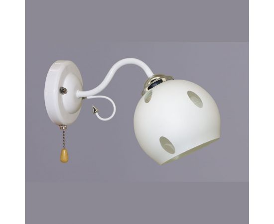 Бра РОССВЕТ 1х60ВтхE27 РС20879 WT+CR/1W 