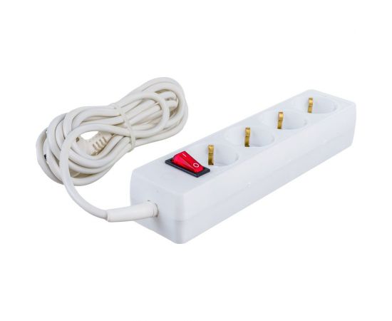 Сетевой фильтр PROconnect STANDARD 4 розетки 3 м, с/з, белый 11-7229 