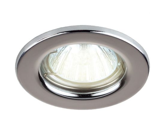 Встраиваемый светильник truEnergy с цоколем gu5.3 d80xh30мм ip20 хром/сталь 21200 