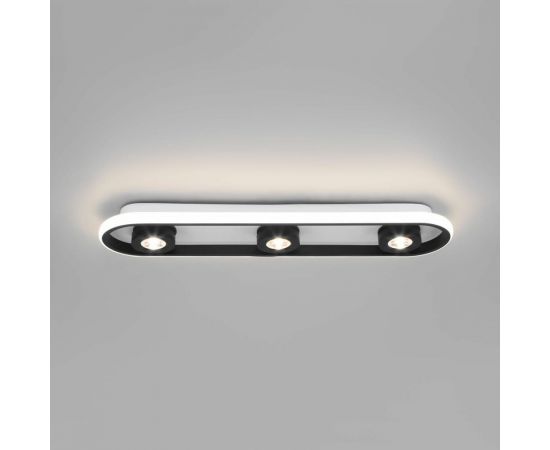Потолочный светильник Eurosvet 20123 3 LED белый черный a055525 