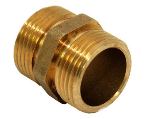 Ниппель LEXLINE 1 1/2 нар/нар., латунь 40 Украина 513045 