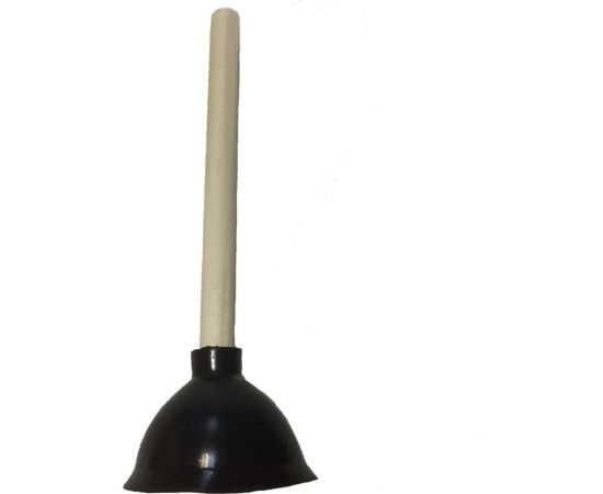 Конический вантуз СТМ малый, D110 мм, с деревянной ручкой, h-290 мм SIWCFCH4 