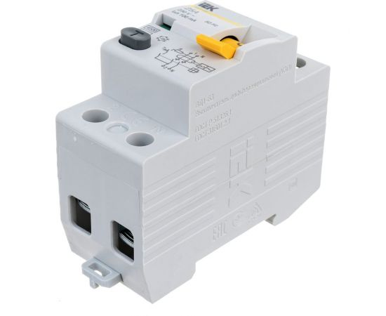 Выключатель дифференциального тока IEK 2п 25A 100mA тип AC ВД1-63 ИЭК MDV10-2-025-100 