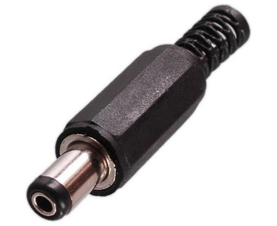 Разъем питания 5.5x2.1x9.5мм штекер Pro Legend пластик на кабель, PL2313 