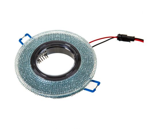 Встраиваемый светильник Ecola MR16 LD7069 GU5.3 с подсветкой "Модерн" Прозрачный Хром 25x95 FT16CMEFB – изображение 2