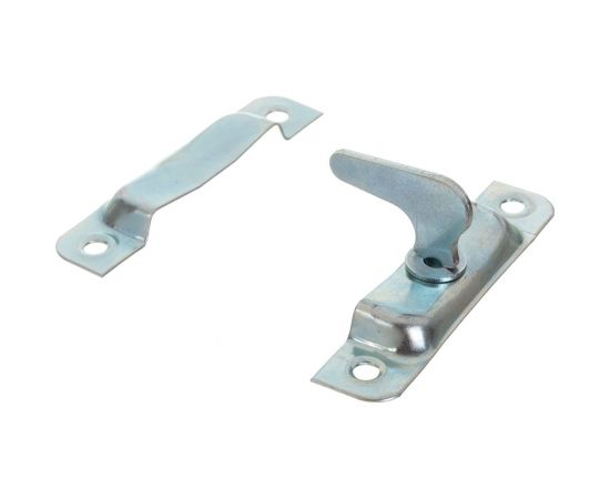 Форточная завертка СКОБЯНОЙ ЗФ-1, 2 шт., цинк 002376 – изображение 2