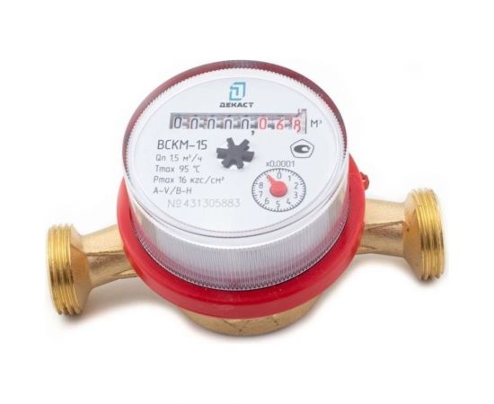 Счетчик воды ДЕКАСТ ВСКМ-15 (110 мм, без кмч) 72-15-249 – изображение 2