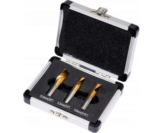 Набор сверл YATO 3 предмета для высверливания точечной сварки YT-28921 – изображение 2