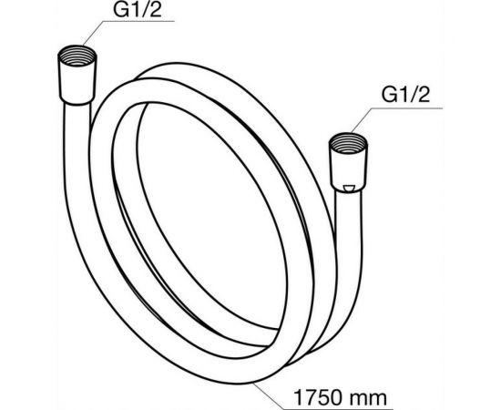 Душевой шланг AM.PM 1750 мм F0400164 – изображение 2