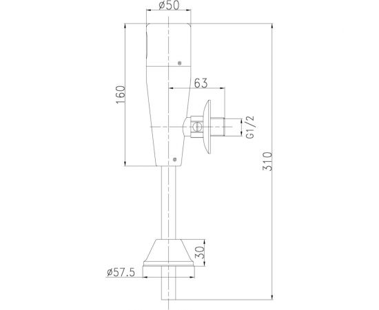 Смывное устройство Lemark Project для писсуара бесконтактное сенсорное LM4654CE – изображение 2
