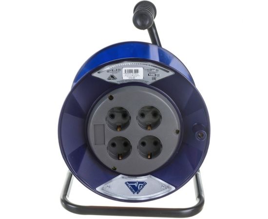 Удлинитель Партнер-Электро PowerLine 4 гн. с/з ПВС 3х0,75 ГОСТ 6A 20м UK104B-420DB – изображение 2