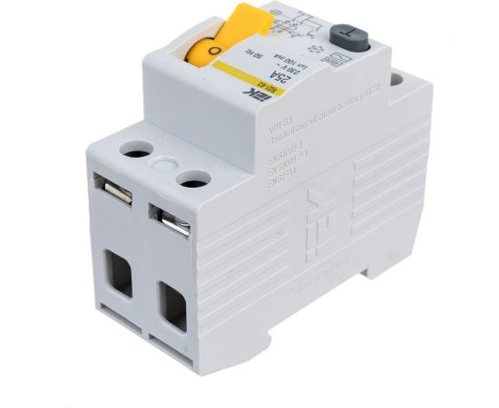 Выключатель дифференциального тока IEK 2п 25A 100mA тип AC ВД1-63 ИЭК MDV10-2-025-100 – изображение 2