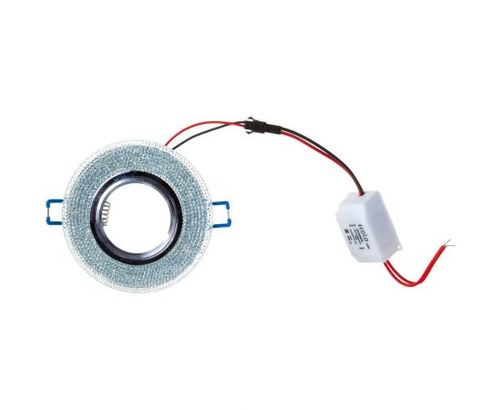 Встраиваемый светильник Ecola MR16 LD7069 GU5.3 с подсветкой "Модерн" Прозрачный Хром 25x95 FT16CMEFB – изображение 3