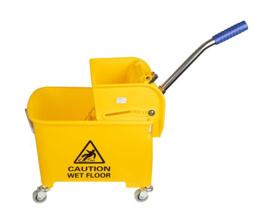 Пластиковое ведро с отжимом Baiyun 20 л., желтый AF08068-Y – изображение 3