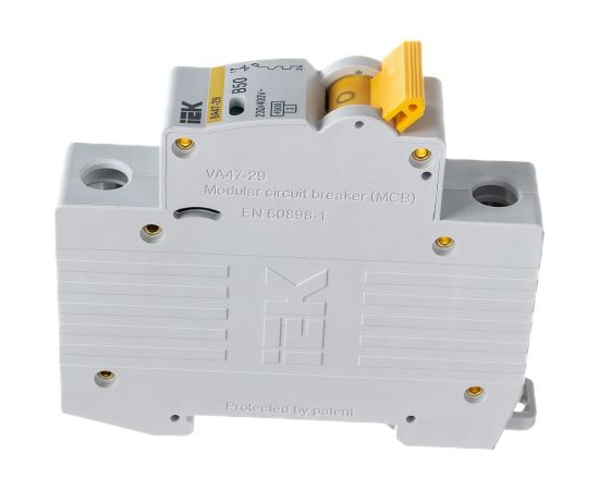 Автоматический выключатель IEK ВА47-29 1Р 50А 4,5кА х-ка В ИЭК MVA20-1-050-B – изображение 3