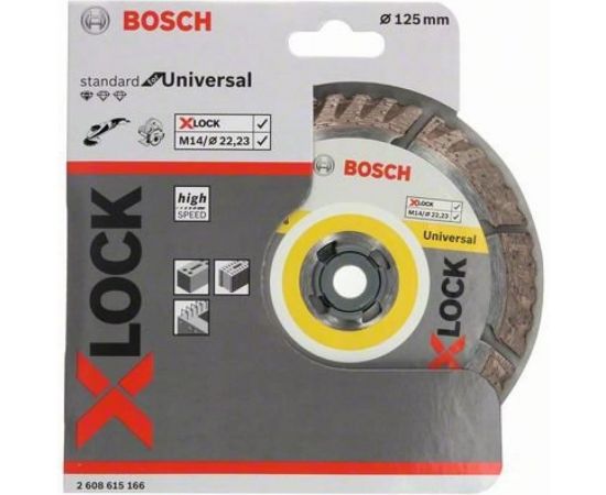 Диск алмазный Standard for Universal X-LOCK (125х22.2 мм) Bosch 2608615166 – изображение 3