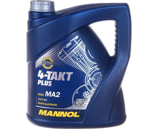 Масло моторное полусинтетическое 4-TAKT PLUS 10W40 4 л для мотоциклов 10W-40 MANNOL 1425 – изображение 3