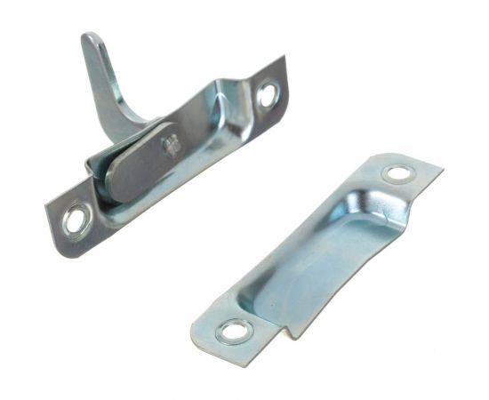 Форточная завертка СКОБЯНОЙ ЗФ-1, 2 шт., цинк 002376 – изображение 3