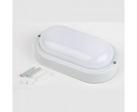 Светодиодный светильник ЭРА SPB-202-0-65K-012 IP65, 12Вт, 1140Лм, 6500К, D200, ОВАЛ, ЖКХ, LED, 40/840 Б0047622 – изображение 4