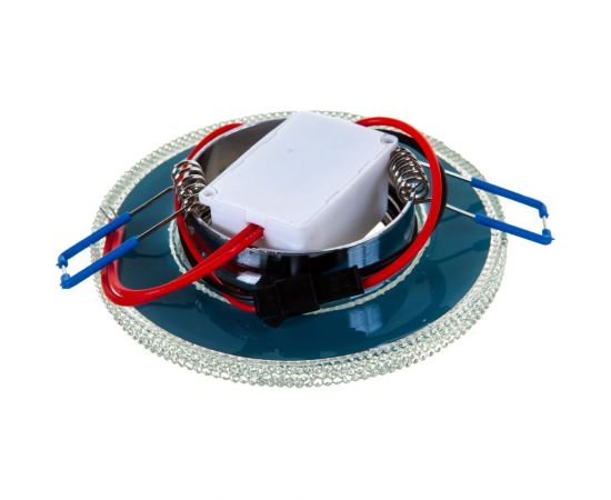 Встраиваемый светильник Ecola MR16 LD7069 GU5.3 с подсветкой "Модерн" Прозрачный Хром 25x95 FT16CMEFB – изображение 4