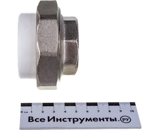 Комбинированная разъемная муфта (американка) PRO AQUA PP-R ВР белая d-50 мм 1 1/2" PA20022b – изображение 4