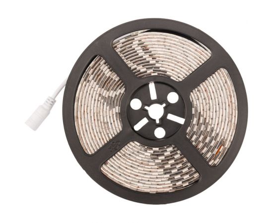 Светодиодная лента Lamper LED силикон 5м, 12В, 10мм, IP65, SMD 5050, 60 LED/m, свет желтый 141-492 – изображение 4