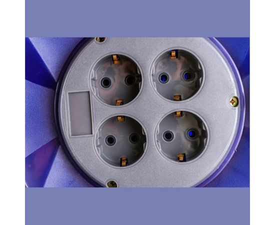 Удлинитель Партнер-Электро PowerLine 4 гн. с/з ПВС 3х0,75 ГОСТ 6A 20м UK104B-420DB – изображение 4