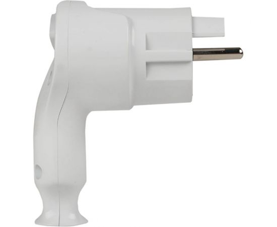 Вилка с кнопкой извлечения EKF с заземлением белая 16А 250В AVP-16-k – изображение 4