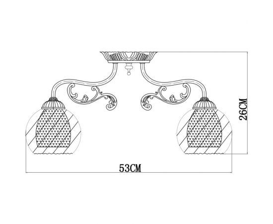 Потолочный светильник Arte Lamp A7062PL-3WG – изображение 7