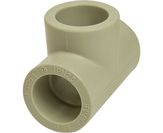 Тройник VRT 25 EVER plast, серый, Россия 538372 