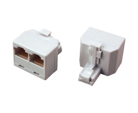 Сетевой переходник LAN REXANT штекер RJ-45 (8Р8С) -2 гнезда RJ-45 (8Р8С) 06-0113-B 