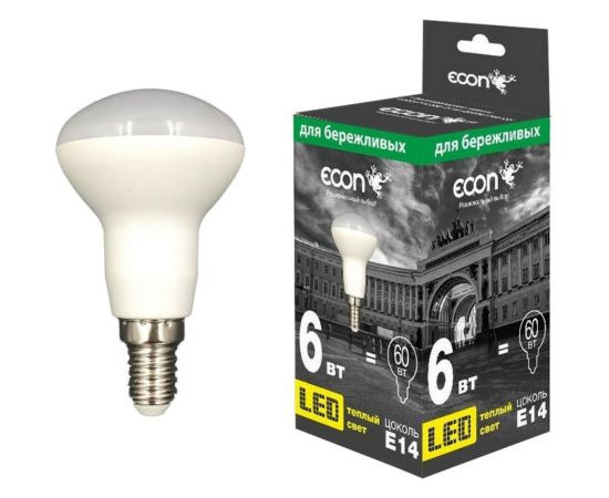 Светодиодная лампа ECON LED R39 6Вт E14 3000K ES 7506011 