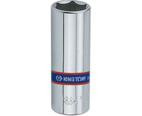 Головка торцевая глубокая шестигранная 1/4"", 6 мм KING TONY 223506M 