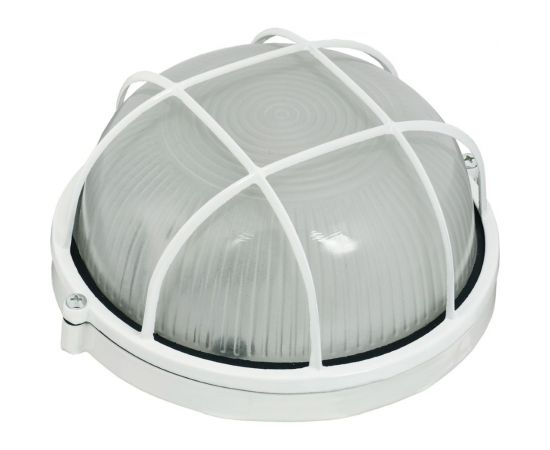 Светильник IEK НПП/НПБ, 1302, белый, круг, решетка, 60Вт, IP54, ИЭК LNPP0-1302-1-060-K01 