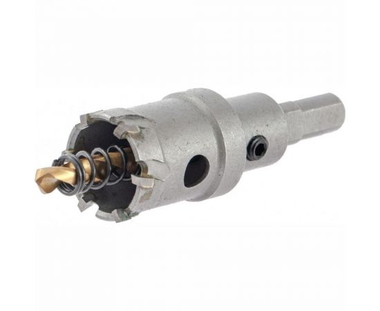 Коронка твердосплавная по металлу 26 мм DENZEL 724006 