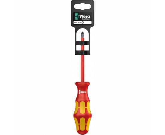 Крестовая отвёртка WERA 162 i PH VDE SB PH1x80, на подвесе WE-100011 