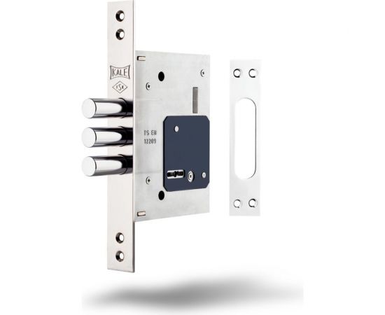 Врезной сувальдный замок KALE KILIT 257L, BS60, 28CP, 4K (75мм), w/o SP, w/o Ros, PB 257L0000040 