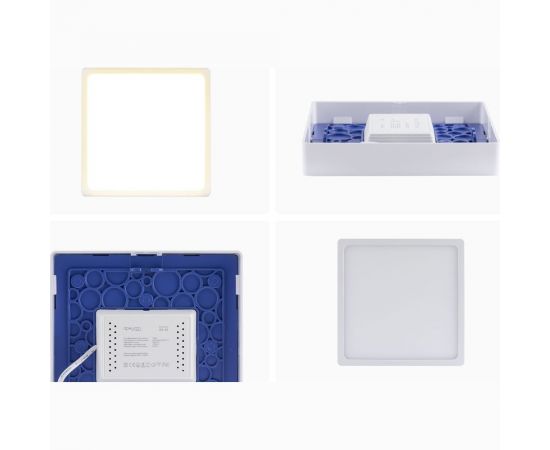 Светодиодная панель Apeyron накладная квадратная 220В,15Вт, алюминиевый корпус, изолированный драйвер, ТБ 06-45 – изображение 15